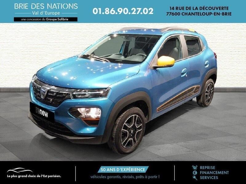 Bleu Utilisé 2022 Dacia Spring Comfort Plus Citadine | 9 990 € (Prix juste) - Image 1/3