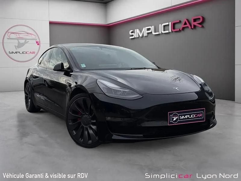 Occasion Tesla Model 3 Performance 461 kW (627 ch) 2022 Noir Berline
