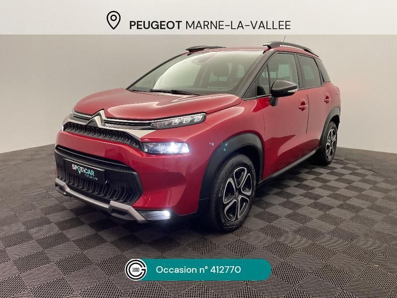 Rouge Utilisé 2021 Citroën C3 Aircross Feel SUV | 12 480 € (Prix juste) - Image 1/4