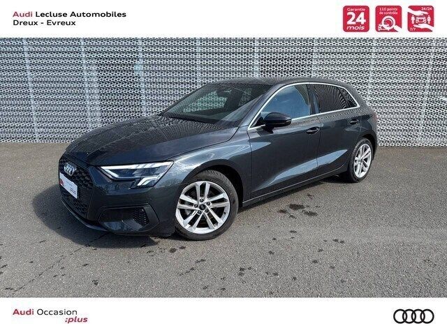 Gris manhattan métallisé Utilisé 2023 Audi A3 Design | 29 890 € (Prix juste) - Image 1/4