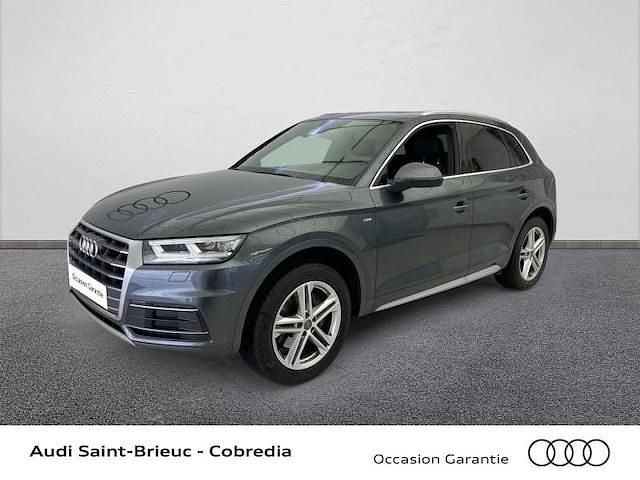 Gris daytona nacré Utilisé 2018 Audi Q5 S-Line SUV | 26 990 € (Prix cher) - Image 1/4