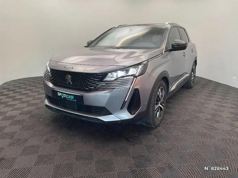 Gris Utilisé 2022 Peugeot 3008 GT | 22 480 € (Prix juste) - Image 1/4