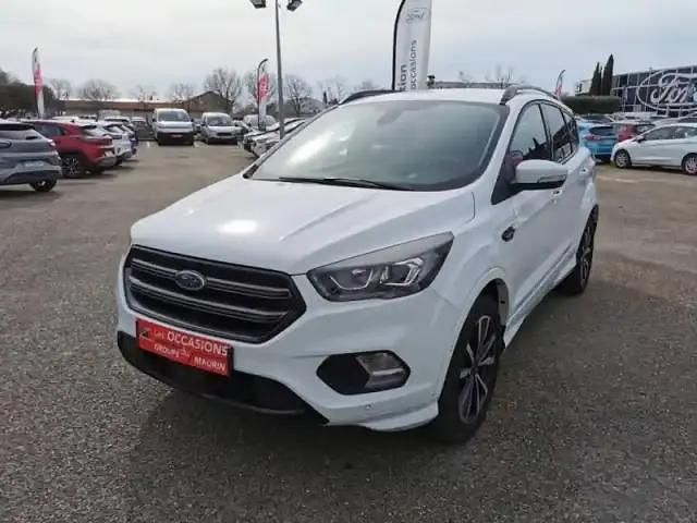 Blanc glacier Occasion 2019 Ford Kuga ST-Line SUV | 16 490 € (Bon prix) - Image 1/3