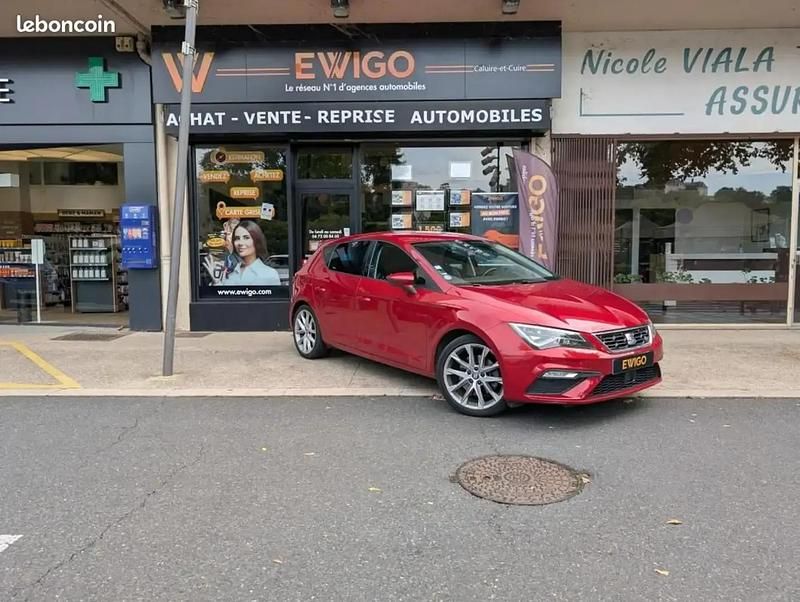 Rouge Utilisé 2018 Seat Leon FR Break | 17 490 € (Super prix) - Image 1/4