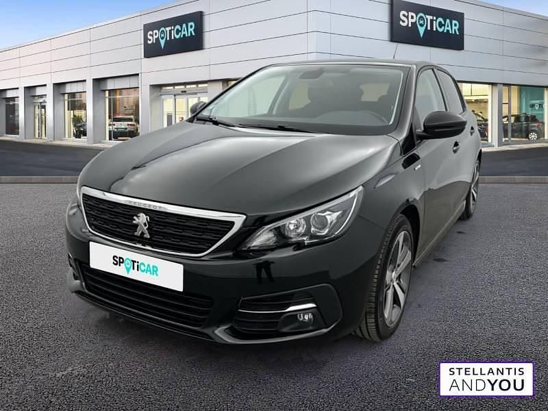 Noir Utilisé 2019 Peugeot 308 Style Berline | 12 490 € (Prix juste) - Image 1/4