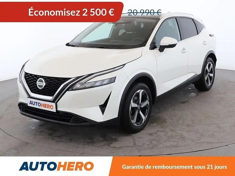 Blanc Utilisé 2021 Nissan Qashqai N-Connecta SUV | 18 490 € (Bon prix) - Image 1/2