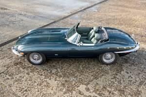 Occasion Jaguar E-Type 269 ch (197 kW) 1971 Vert Cabriolet