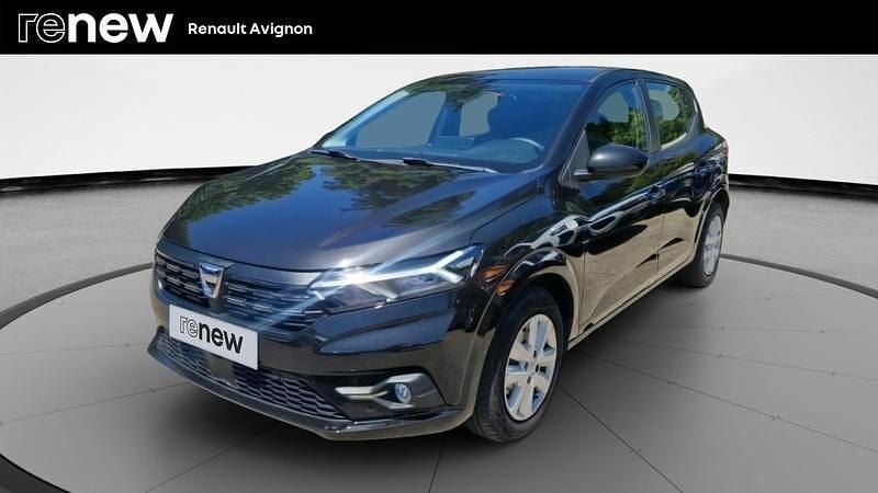 Noir Utilisé 2022 Dacia Sandero Comfort Citadine | 12 999 € (Prix juste) - Image 1/4