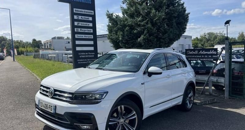 Blanc Occasion 2017 VW Tiguan R-line SUV | 21 900 € (Prix juste) - Image 1/4