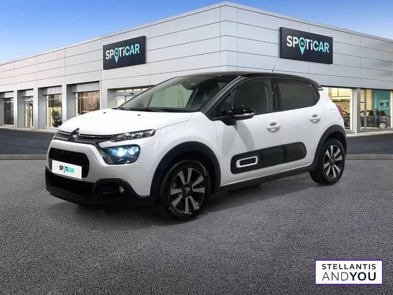 Blanc Utilisé 2023 Citroën C3 PureTech Citadine | 13 034 € (Prix juste) - Image 1/4