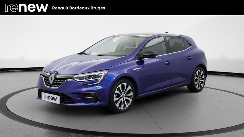 Bleu Utilisé 2024 Renault Mégane IV Techno Berline | 23 450 € (Prix assez cher) - Image 1/4
