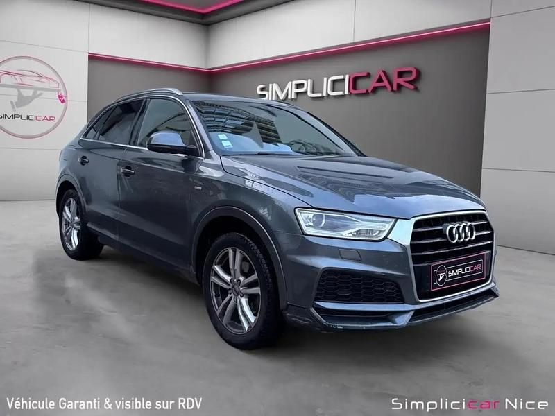 Gris Occasion 2018 Audi Q3 S-Line SUV | 18 490 € (Bon prix) - Image 1/4