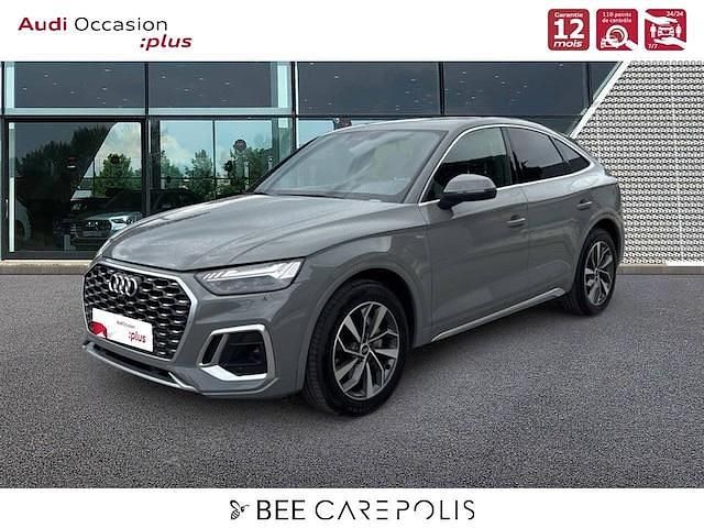 Gris quantum Occasion 2022 Audi Q5 Sportback S-Line SUV | 43 990 € (Bon prix) - Image 1/4