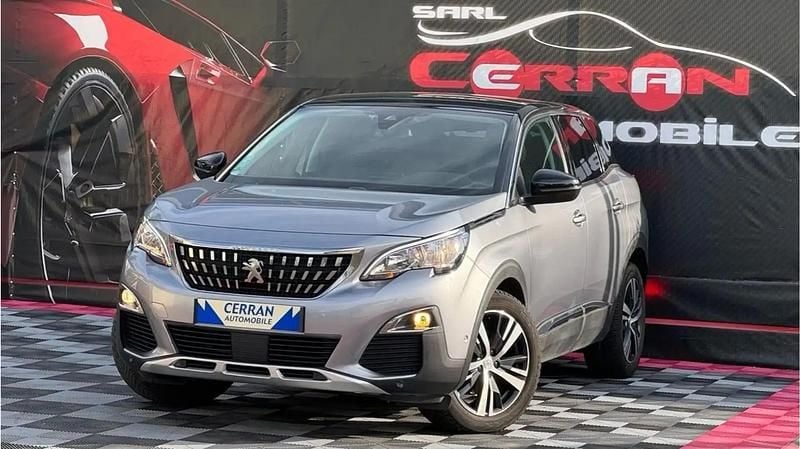 Gris Occasion 2018 Peugeot 3008 Allure SUV | 10 990 € (Bon prix) - Image 1/4