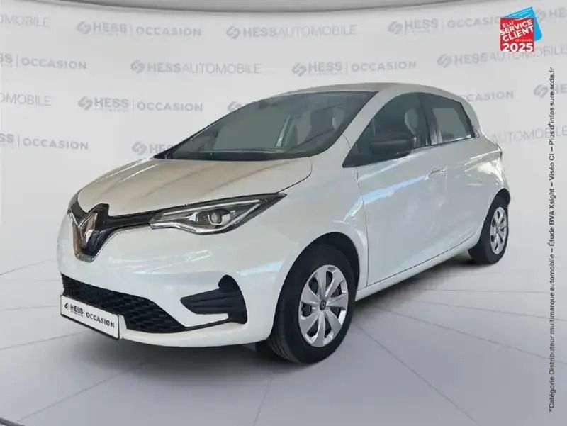 Blanc Utilisé 2020 Renault Zoe Life Citadine | 8 999 € (Super prix) - Image 1/4