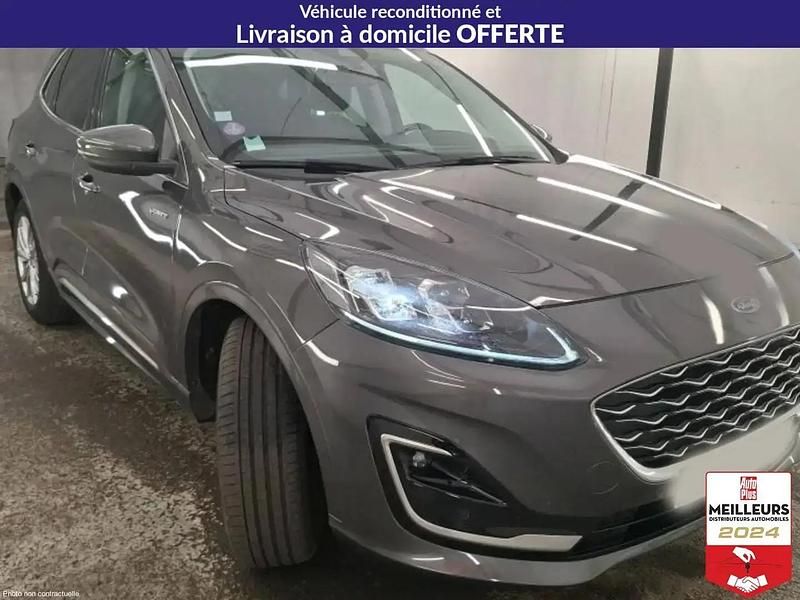 Gris Occasion 2021 Ford Kuga Vignale SUV | 23 900 € (Prix juste) - Image 1/4