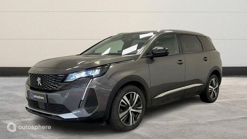 Gris Utilisé 2022 Peugeot 5008 Allure Monospace | 21 699 € (Prix juste) - Image 1/4