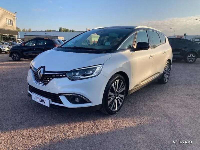 Blanc Occasion 2019 Renault Grand Scénic IV Initiale Paris Monospace | 17 990 € (Prix assez cher) - Image 1/4