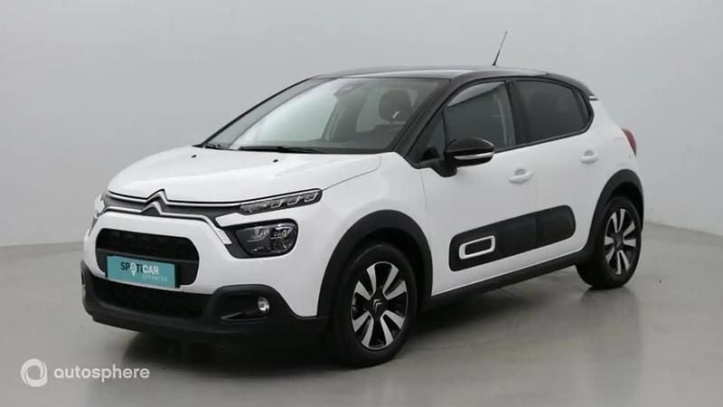 Blanc Utilisé 2023 Citroën C3 PureTech Citadine | 12 399 € (Bon prix) - Image 1/4
