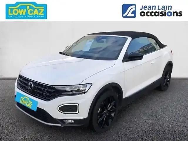 Blanc pur / capote noire Occasion 2021 VW T-Roc Cabriolet Cabriolet | 25 490 € (Prix juste) - Image 1/4