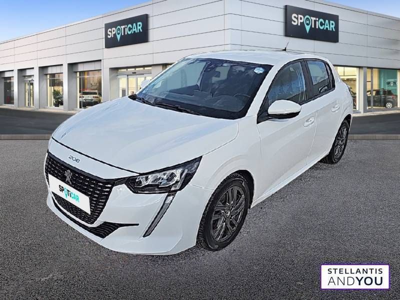 Blanc Utilisé 2021 Peugeot 208 Business-Line Citadine | 9 690 € - Image 1/3