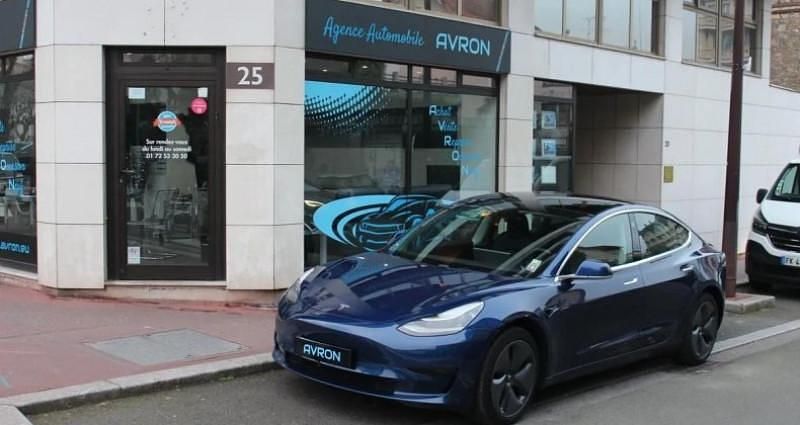Bleu Occasion 2019 Tesla Model 3 Standard Range Berline | 20 990 € (Bon prix) - Image 1/4