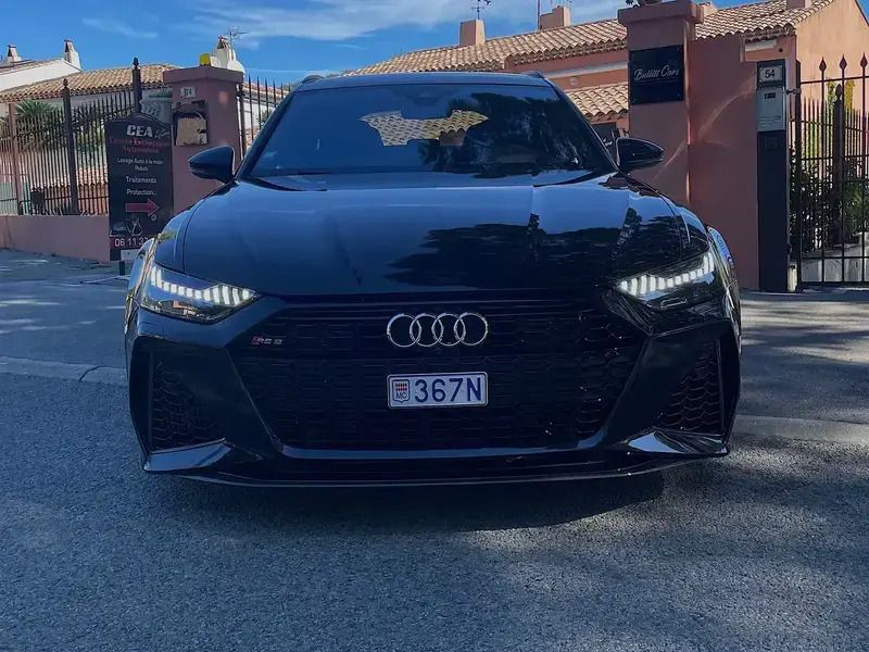 Noir Utilisé 2020 Audi RS6 Sport Break | 70 000 € (Prix juste) - Image 1/4