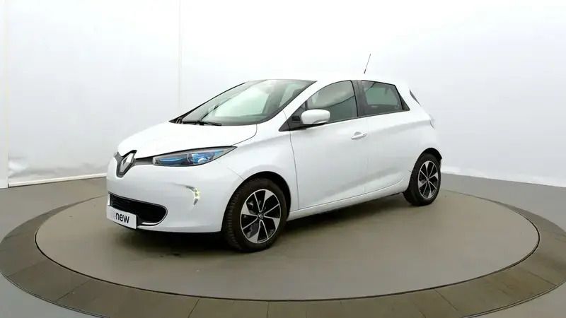Blanc Utilisé 2019 Renault Zoe Intens Citadine | 7 690 € (Super prix) - Image 1/4