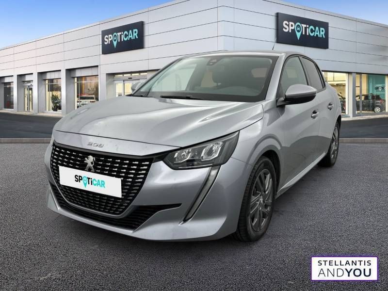Gris Utilisé 2021 Peugeot 208 Style Citadine | 12 790 € (Bon prix) - Image 1/3