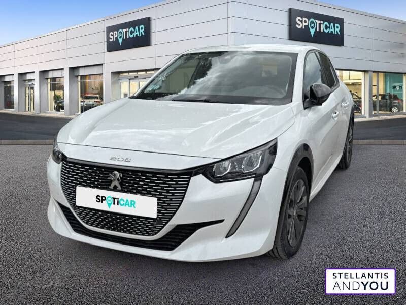 Blanc Utilisé 2022 Peugeot e-208 Style Citadine | 16 390 € (Bon prix) - Image 1/4