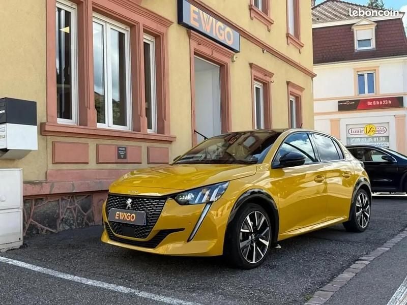 Jaune Utilisé 2020 Peugeot 208 GT-line Citadine | 11 990 € (Prix juste) - Image 1/4