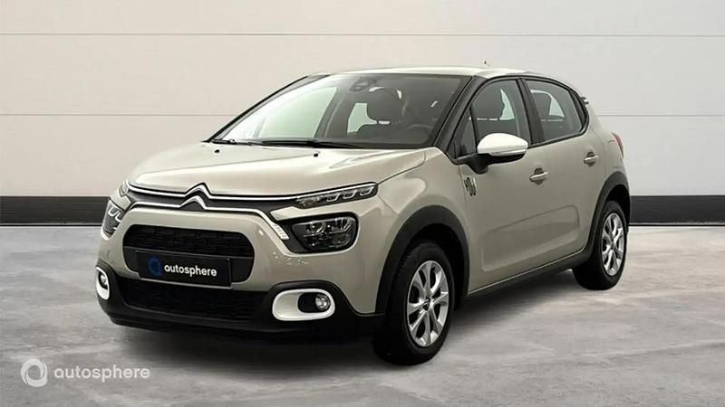 Jaune Occasion 2023 Citroën C3 PureTech Berline | 12 499 € (Prix juste) - Image 1/4