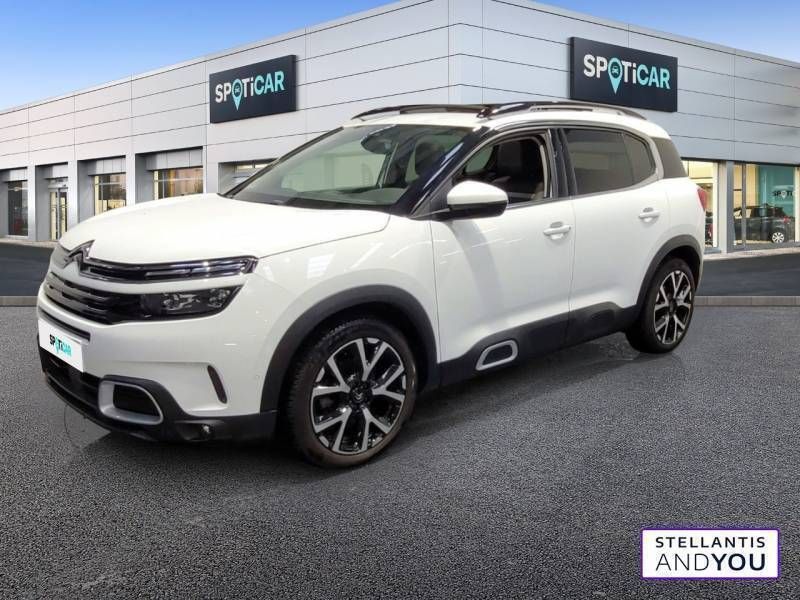 Blanc Utilisé 2019 Citroën C5 Aircross Shine SUV | 17 590 € (Prix juste) - Image 1/3