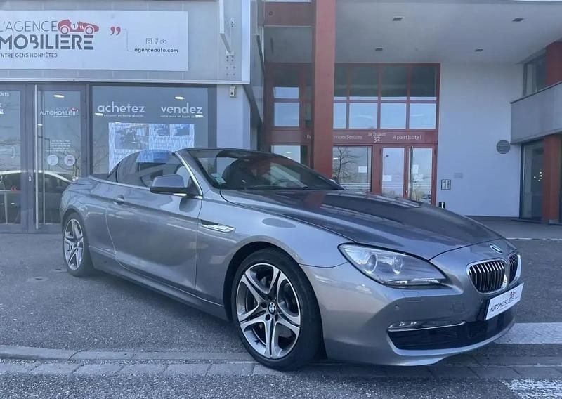 Gris Occasion 2012 BMW 640 Cabriolet Sport Line Cabriolet | 23 990 € - Image 1/4