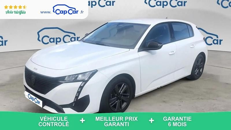 Blanc Utilisé 2022 Peugeot 308 Active Berline | 16 900 € (Prix juste) - Image 1/4