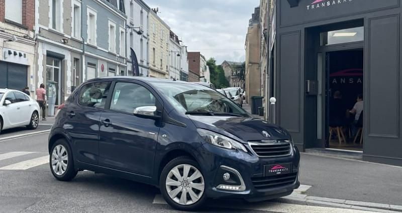 Bleu Utilisé 2017 Peugeot 108 Style Citadine | 6 490 € (Bon prix) - Image 1/4