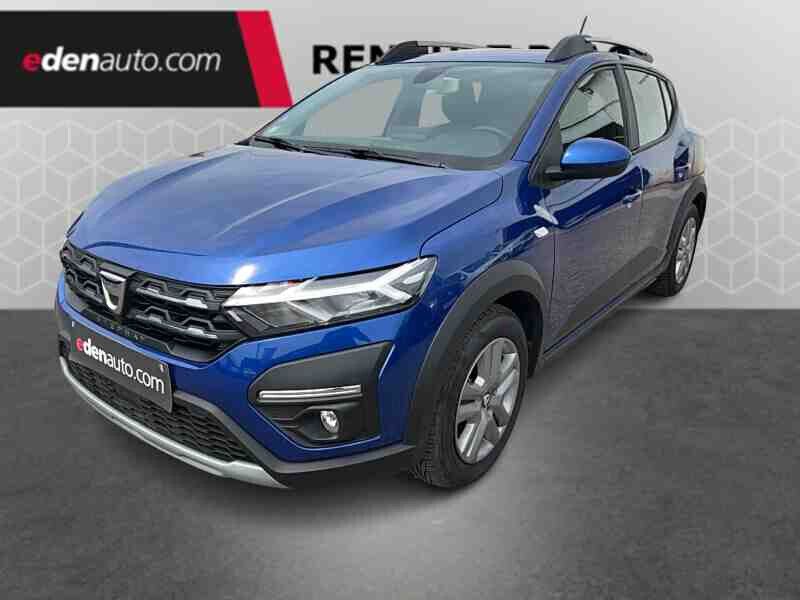 Bleu Utilisé 2021 Dacia Sandero Comfort Citadine | 12 989 € (Prix juste) - Image 1/4