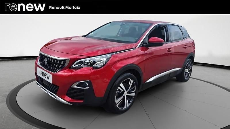 Rouge Utilisé 2019 Peugeot 3008 Allure SUV | 17 999 € (Prix juste) - Image 1/4