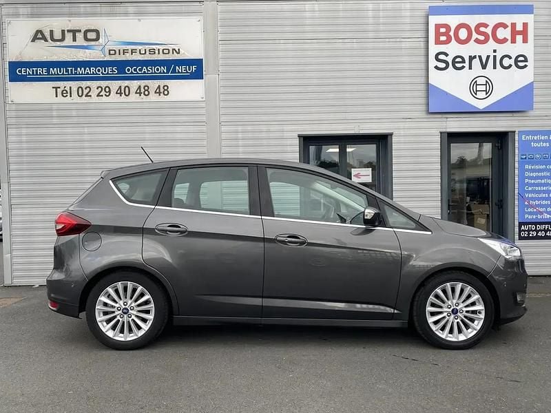 Gris Utilisé 2019 Ford C-MAX Titanium Monospace | 15 700 € (Prix assez cher) - Image 1/4