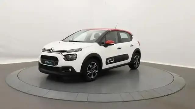 Blanc Occasion 2022 Citroën C3 PureTech Citadine | 10 590 € (Bon prix) - Image 1/4