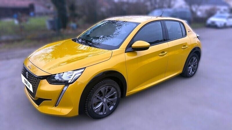 Jaune Utilisé 2020 Peugeot e-208 Allure Citadine | 12 290 € (Super prix) - Image 1/4