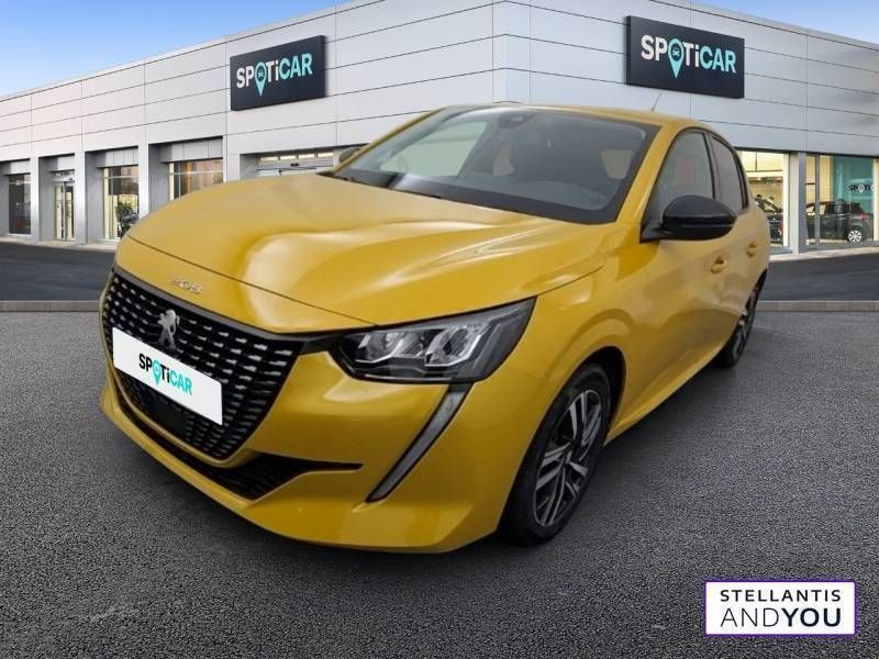 Jaune Utilisé 2022 Peugeot 208 Allure Citadine | 15 290 € (Bon prix) - Image 1/3