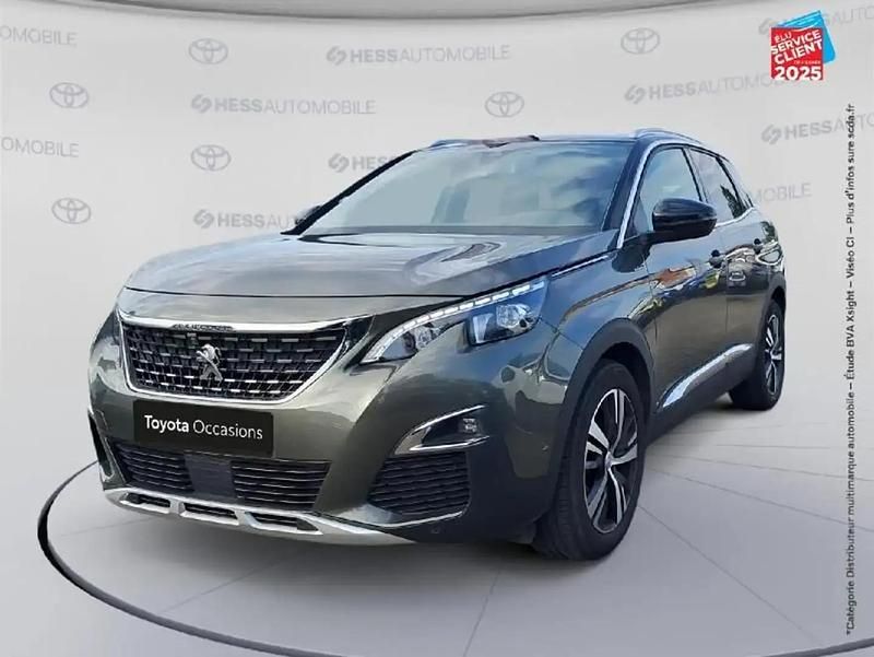 Gris Utilisé 2019 Peugeot 3008 Allure SUV | 19 999 € (Prix juste) - Image 1/4