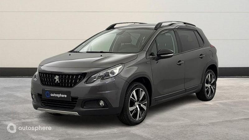 Gris Utilisé 2019 Peugeot 2008 GT-line SUV | 12 499 € (Bon prix) - Image 1/4