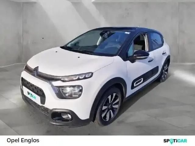 Blanc banquise (o) Occasion 2023 Citroën C3 PureTech Berline | 14 990 € (Prix juste) - Image 1/4
