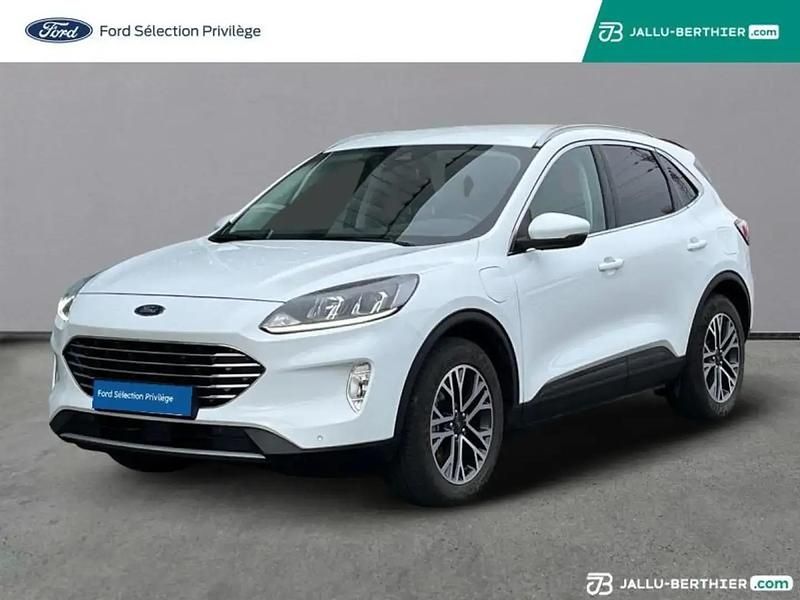 Blanc Utilisé 2020 Ford Kuga Titanium SUV | 22 489 € (Prix juste) - Image 1/4