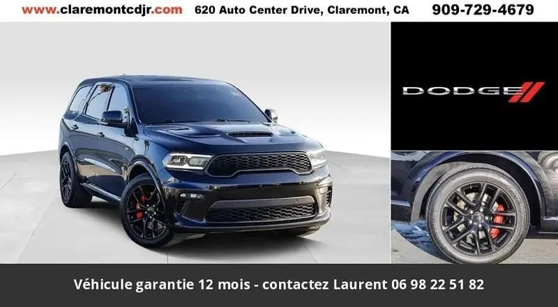 Noir Utilisé 2021 Dodge Durango SUV | 67 094 € (Prix juste) - Image 1/4