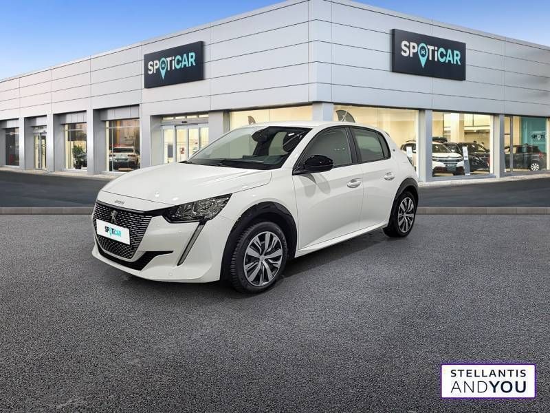 Blanc Utilisé 2022 Peugeot e-208 Active Citadine | 15 980 € (Bon prix) - Image 1/3