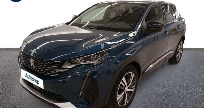 Bleu Utilisé 2022 Peugeot 3008 Allure SUV | 18 999 € (Prix juste) - Image 1/4