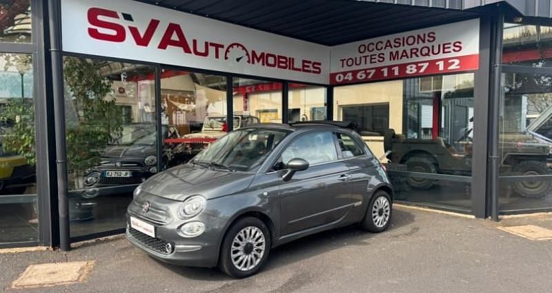 Gris Utilisé 2019 Fiat 500C Lounge Cabriolet | 10 490 € (Prix juste) - Image 1/4